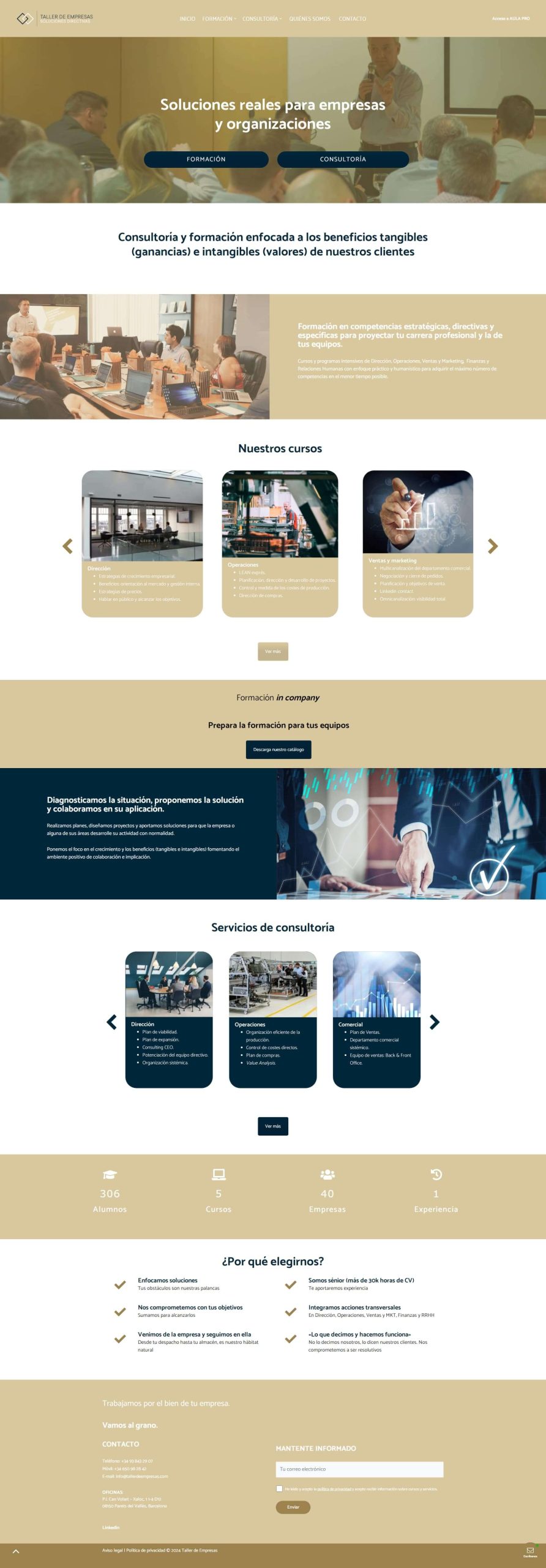 diseno web taller empresas